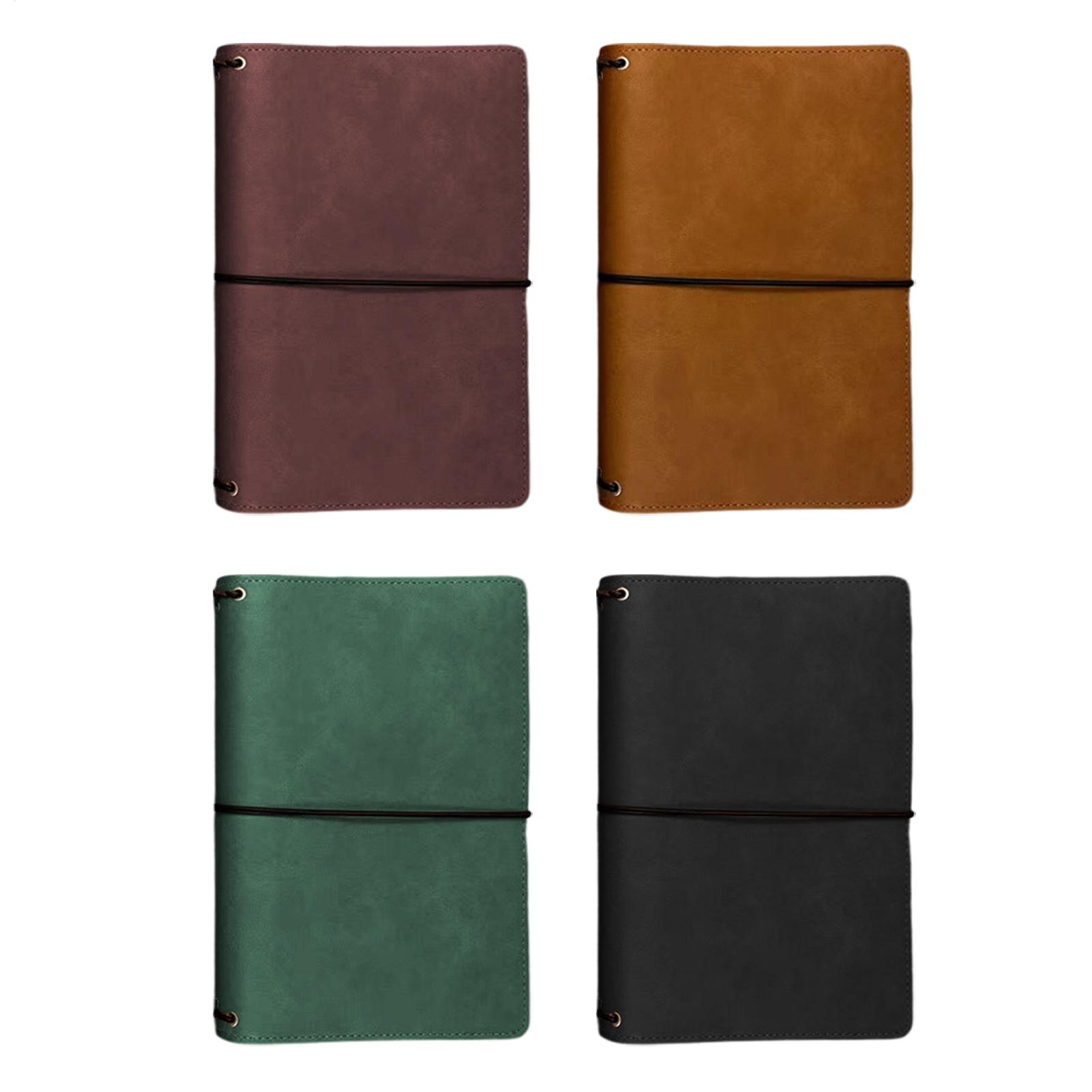 Vintage Leather Journal Notebook - Funda para diario A5, de cuero