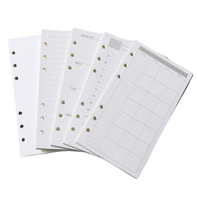 Cuaderno de hojas sueltas A5 A - A5 Spiral Dotted Grid Notebook reseña y precio