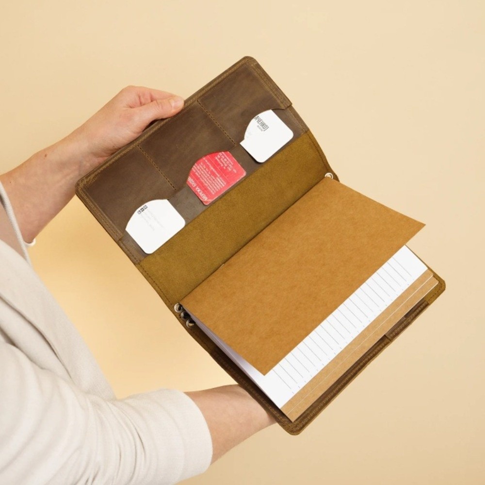 Organizador de cuaderno A5, cu - Vintage Leather Journal Notebook reseña y precio